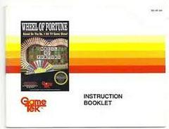 Wheel Of Fortune - Instructions | Wheel of Fortune NES