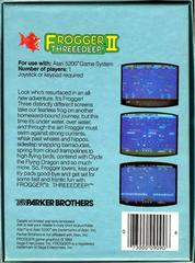 Frogger II - Back | Frogger II: Threedeep Atari 5200