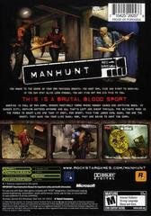 Back Cover | Manhunt PAL Xbox