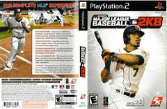 Artwork - Back, Front | Major League Baseball 2K8 Playstation 2