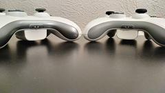 Dark Silver Trim(Left) Vs Normal Matte Grey(Right) | White Xbox 360 Wireless Controller Xbox 360