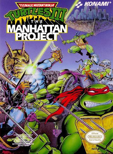 Teenage Mutant Ninja Turtles III The Manhattan Project Cover Art