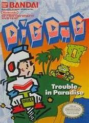 Dig Dug II Trouble In Paradise - Front | Dig Dug II: Trouble in Paradise NES