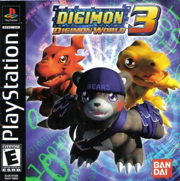 Digimon World 3 Cover Art