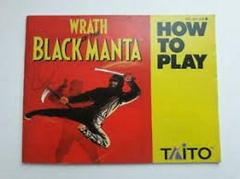 Wrath Of The Black Manta - Instructions | Wrath of the Black Manta NES