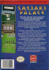 Caesars Palace - Back | Caesar's Palace NES