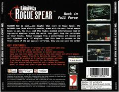 Back Of Case | Rainbow Six Rogue Spear Playstation
