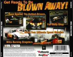 Back Of Case | IHRA Drag Racing Playstation