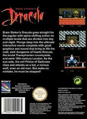 Bram Stoker'S Dracula - Back | Bram Stoker's Dracula NES