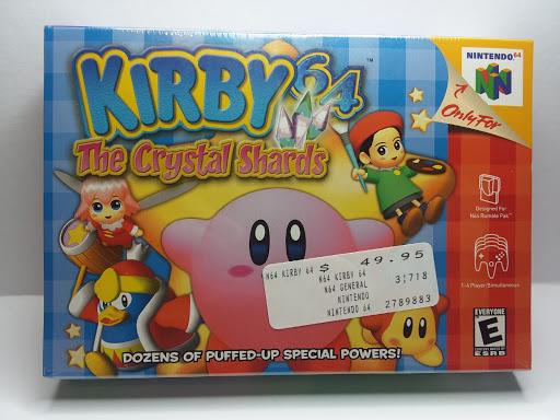 Kirby 64: The Crystal Shards | New Item, Box, and Manual | Nintendo 64