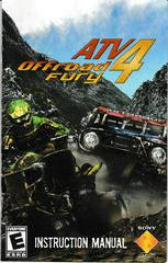 Manual - Front | ATV Offroad Fury 4 [Greatest Hits] Playstation 2