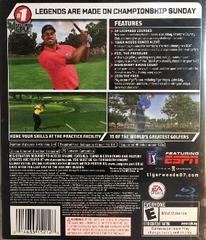 Back Of Case | Tiger Woods 2007 Playstation 3