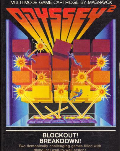 Blockout!/Breakdown! Magnavox Odyssey 2