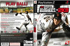 Artwork - Back, Front | Major League Baseball 2K9 Playstation 2