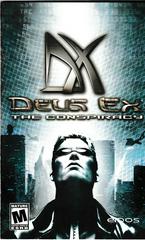 Manual - Front | Deus Ex: The Conspiracy Playstation 2
