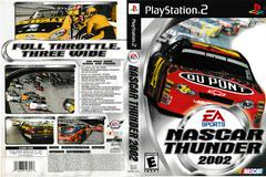 Artwork - Back, Front | NASCAR Thunder 2002 Playstation 2