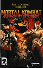 Manual - Front | Mortal Kombat: Kollection Playstation 2