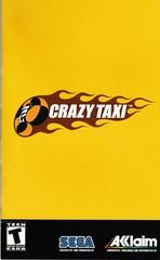 Manual - Front | Crazy Taxi [Greatest Hits] Playstation 2