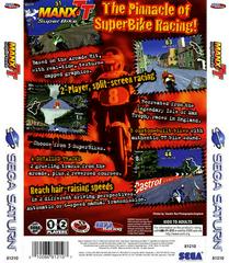 Manx TT Back Of Case Art | Manx TT Super Bike Sega Saturn