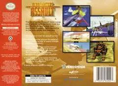 Aerofighters Assault - Back | Aerofighters Assault Nintendo 64