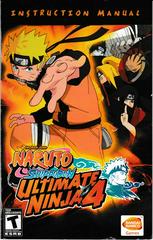 Manual - Front | Ultimate Ninja 4: Naruto Shippuden Playstation 2