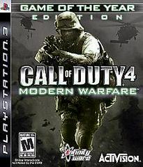 Call of Duty 4: Modern Warfare (Sony PlayStation 3, 2007) for sale