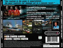 Back Of Case | Jarrett & Labonte Stock Car Racing Playstation