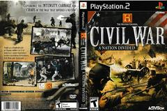 Artwork - Back, Front | History Channel Civil War A Nation Divided Playstation 2
