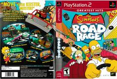 Artwork - Back, Front | The Simpsons Road Rage [Greatest Hits] Playstation 2