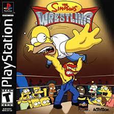 The Simpsons Wrestling - Front | The Simpsons Wrestling Playstation