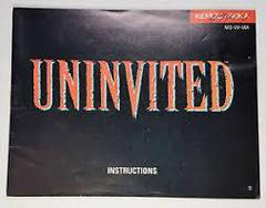 Uninvited - Instructions | Uninvited NES