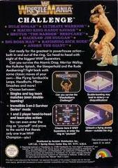 WWF Wrestlemania Challenge - Back | WWF Wrestlemania Challenge NES