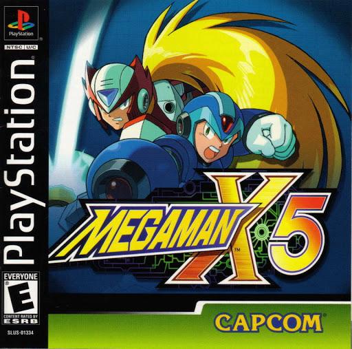 Mega Man X5 Cover Art