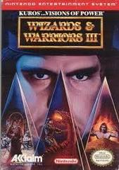 Wizards And Warriors III - Front | Wizards and Warriors III Kuros Visions of Power NES