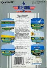 Top Gun The Second Mission - Back | Top Gun The Second Mission NES