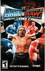 Manual - Front | WWE Smackdown vs. Raw 2007 [Greatest Hits] Playstation 2