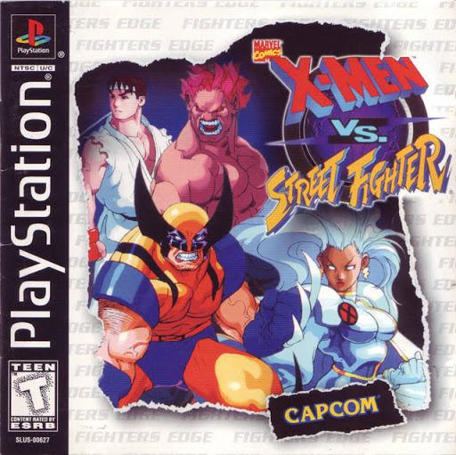 X-men vs Street Fighter Cover Art