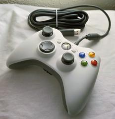 White/Grey Wired 360 Controller - Front | White Xbox 360 Wired Controller Xbox 360