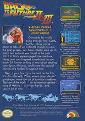 Back To The Future II And III - Back | Back to the Future II and III NES