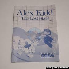 Alex Kidd The Lost Stars - Instructions | Alex Kidd the Lost Stars Sega Master System