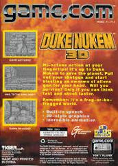 Duke Nukem 3D - Back | Duke Nukem 3D Game.Com