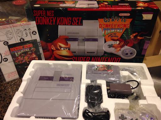 Super NES Donkey Kong Set photo