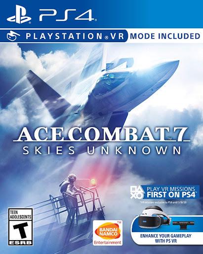 Ace Combat 7 Skies Unknown Cover Art