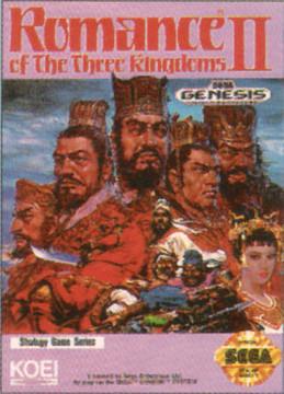 Romance of the Three Kingdoms II Cover Art