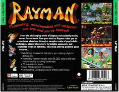 Back Of Case | Rayman Playstation
