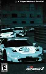 Manual - Front | Gran Turismo 3 Playstation 2