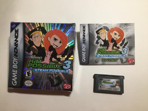 Kim Possible 3 Item Box And Manual GameBoy Advance