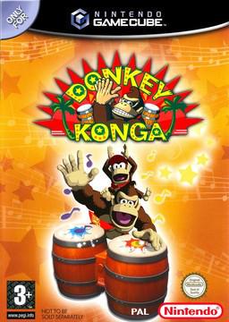 Donkey Konga Cover Art