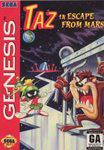 Taz in Escape from Mars Cover Art