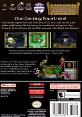 Case - Back | Zelda Four Swords Adventures [Big Box] Gamecube